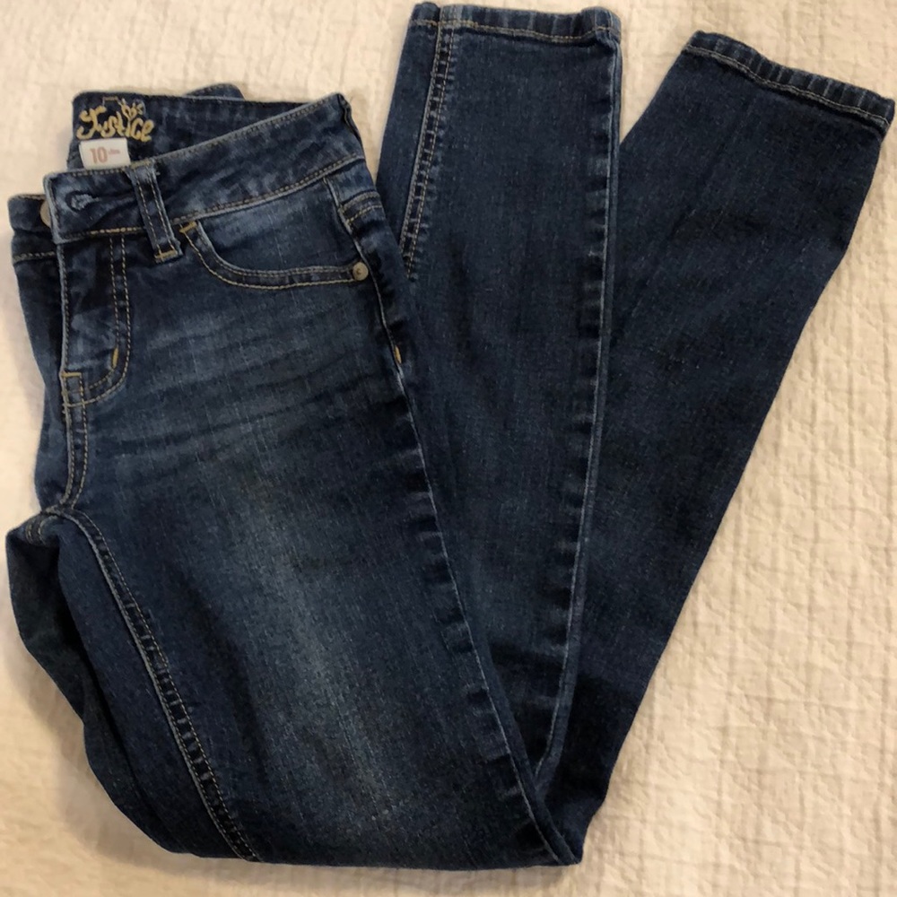 Justice 10 slim girls jeans
